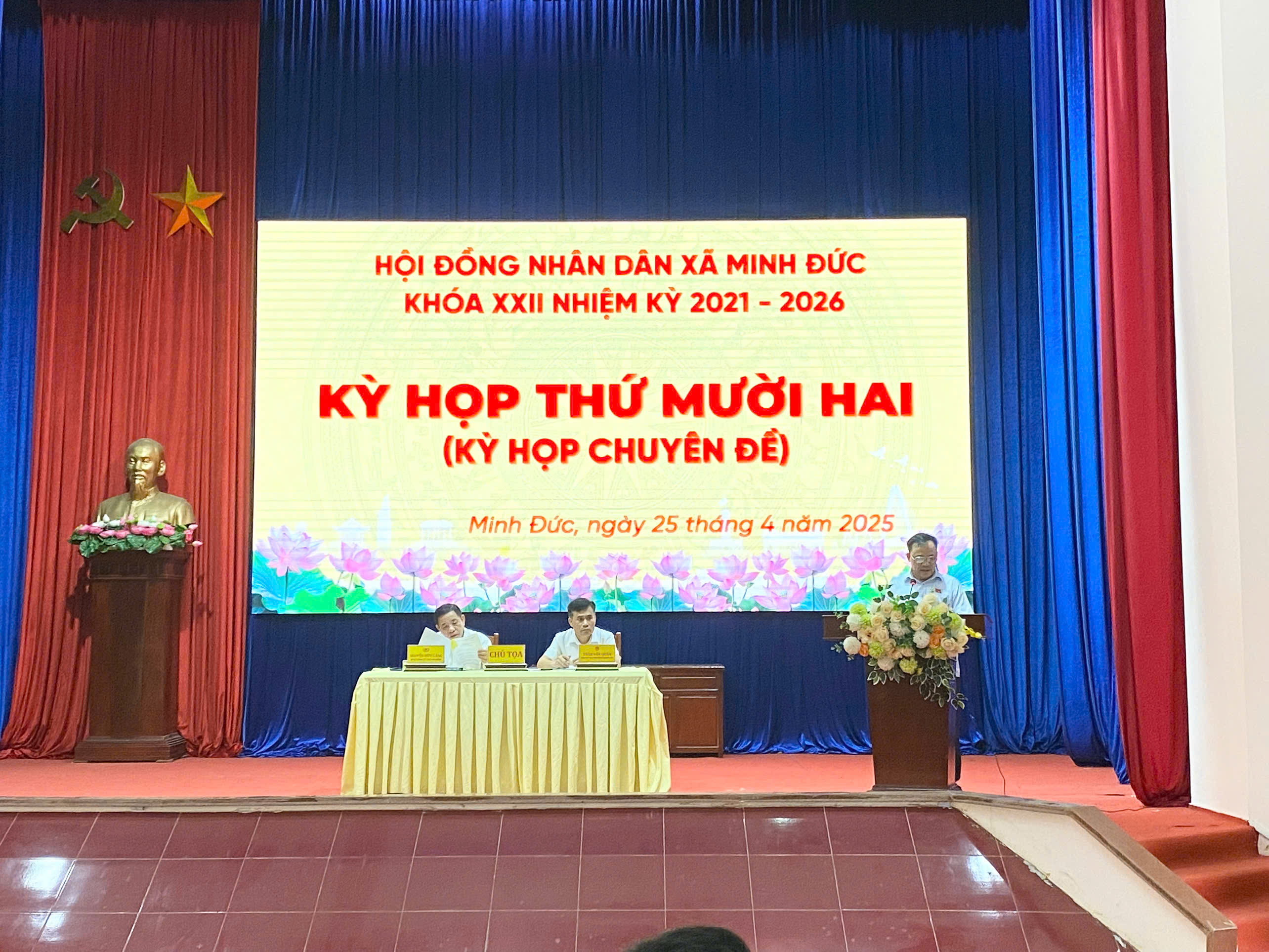 Hội Đồng Nhân Dân Xã Minh Đức Tổ Chức Thành Công Kỳ Họp Thứ 12: Kỳ Họp Chuyên Đề Về Sáp Nhập Tỉnh, Sáp Nhập Xã và Quyết Toán Ngân Sách Năm 2024